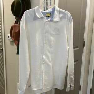 Classic White Casual Button-Down Shirt
